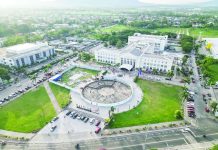 Bacolod to defer acceptance of TIEZA projects until fully completed An aerial view of the Bacolod City Government Center and Heritage Plaza in Bacolod City, Negros Occidental, shows the ongoing redevelopment of the area as of July 2026. TIEZA FB PHOTO