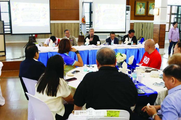 Capiz_WVRAA_Meet_compressed_resized Capiz Gov. Fredenil H. Castro led an indicative planning conference with education and provincial officials at the Capitol’s Hall of Governors as the province prepares to host the 2027 Western Visayas Regional Athletic Association (WVRAA) Meet. CAPIZ PROV’L GOV’T COMMUNICATIONS GROUP PHOTO