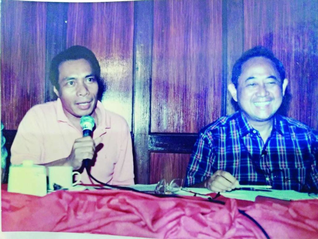 Danny Fajardo and former Speaker of the House Jose de Venecia, Jr.