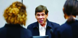 Former president Rodrigo Duterte made his first public appearance in more than a year on Wednesday at the International Criminal Court, where he’s awaiting trial for alleged crimes against humanity. AP