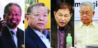 From left: Retired Supreme Court chief justices Artemio Panganiban and Reynato Puno, former Associate Justice Adolfo Azcuna, and former chief justice Hilario Davide Jr. INQUIRER FILE PHOTOS