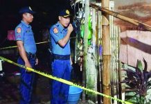 Police investigators examined the residence in Barangay Cabanbanan, Oton, Iloilo where an 11-year-old girl was found dead on Wednesday night, September 16. Two kitchen knives were reportedly recovered from the second floor as part of the investigation. RADYO MERKADO ILOILO PHOTO