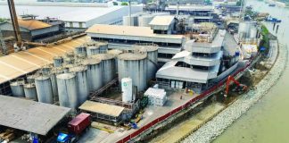 Factories and warehouses are seen along the Marikina River in Pasig City. The Filipino manufacturing sector continued to build momentum in August this year, moving on from the flat performance seen in the previous quarter, according to an economist at the S&P Global Market Intelligence. INQUIRER PHOTO / GRIG C. MONTEGRANDE