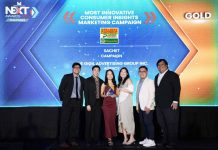 Palawan Group Earns Gold Honor for Expanding Financial Inclusion Across the Philippines From left: Justin Patacsil of GIGIL Advertising Group; Nolgie Antonio, IMC Manager; Sadhana Martinez, Product Specialist for ProtekTODO; Alyssa Chua, Brand Manager for PalawanPay; and Jose Rafael Tabinga, Brand Manager for Remittance.