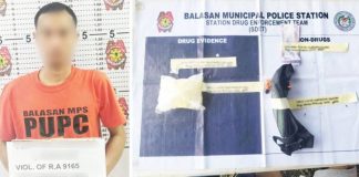 Police operatives seized over P4 million worth of alleged shabu from a 26-year-old suspect identified as alias “Ton-Ton” at around 2 p.m. on Tuesday, Sept. 28, 2026, in Barangay Quiasan, Balasan, Iloilo. IPPO PHOTOS