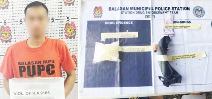 balasan drug bust Police operatives seized over P4 million worth of alleged shabu from a 26-year-old suspect identified as alias “Ton-Ton” at around 2 p.m. on Tuesday, Sept. 28, 2026, in Barangay Quiasan, Balasan, Iloilo. IPPO PHOTOS