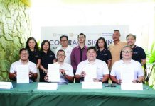 BOOSTING ILOILO WATER ACCESS; MPIW, WeeComm forge partnership for new water transmission pipeline serving Emerald Estates PARTNERSHIP SEALED. (Seated from left) WeeComm’s Project Director Wilson Saldon, Metro Pacific Iloilo Water, Inc.’s Chief Operating Officer Angelo David C. Berba, and WeeComm’s Chief Operating Officer Carson Choa and VP for Finance and Area Head of Iloilo and Bacolod Carvin Choa sign a memorandum of agreement for the 5.1-kilometer water transmission pipeline project on September 3, 2026, at Emerald Estates in Oton, Iloilo.