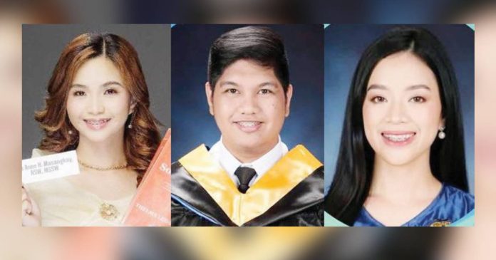 cpu-grads (From left to right) Masangkay, Salido, Abuat