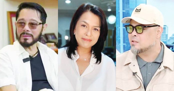 de leon (From left) Christopher de Leon, Lotlot de Leon and Ian de Leon