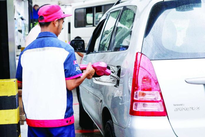 diesel_price_compressed_resized A motorist refuels at a gas station in Paco, Manila. Diesel prices are expected to rise by up to P10.50 per liter next week. PNA PHOTO BY YANCY LIM