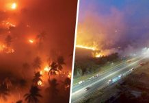 INDONESIAN HAZE REACHES ILOILO: EMB-6 confirms smoke in Miag-ao; UPV orders mask precaution as authorities warn of health risks Forest fires engulf terrain in West Kalimantan, Indonesia, sending transboundary haze across the region and reaching parts of the Philippines, including Miag-ao, Iloilo, on Tuesday, Sept. 1, 2026. Iloilo’s disaster response and environmental officials advise the public to wear protective face masks and reduce outdoor activity due to potential health risks from deteriorating air quality. WIRE PHOTO VIA REUTERS / ASSOCIATED PRESS