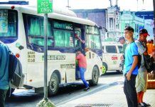 NO MATRIX, NO FARE HIKE; LTFRB warns public utility vehicle drivers as higher fares take effect today Commuters board a modern jeepney along Calle Real in Iloilo City. As the new fare adjustments take effect today, September 28, the Land Transportation Franchising and Regulatory Board (LTFRB) Region 6 warned drivers and operators that they cannot collect higher fares without displaying the updated fare matrix inside their vehicles. Under the approved rates, minimum fares increase to P14 for traditional jeepneys and P17 for modern jeepneys for the first four kilometers. ALLEN ANIMAS/PN