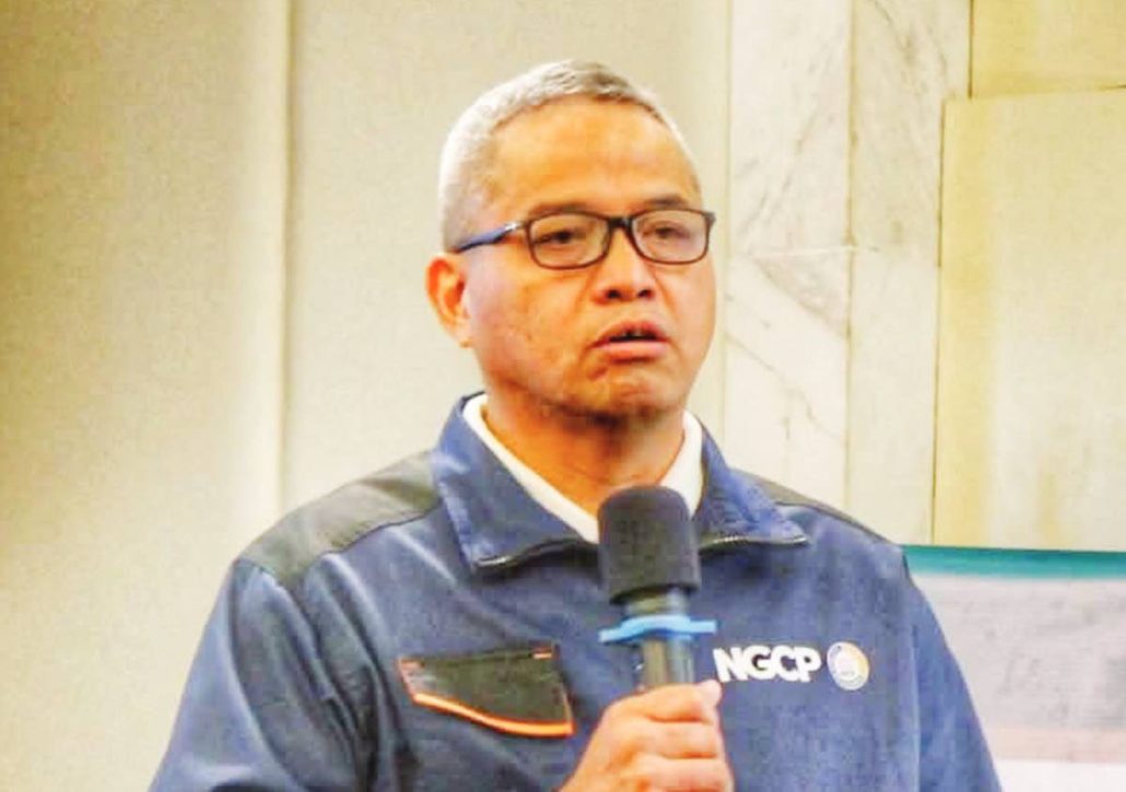 Engr. Neil Martin Modina of the National Grid Corporation of the Philippines (NGCP).