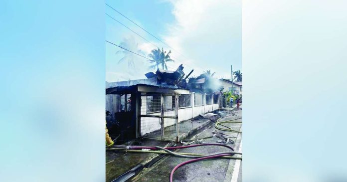 oton fire copy_compressed_superimposed Firefighters respond to a blaze that destroyed an ancestral home in Zone 3, Barangay Botong, Oton, Iloilo, on September 12, 2026. The Bureau of Fire Protection-Oton suspects an electrical failure caused the incident, which quickly consumed the structure. PANAY EMERGENCY PHOTO