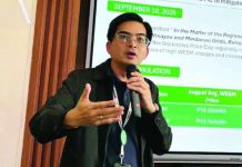 Negros Electric and Power Corp.’s Vice President and Chief Operating Officer Engr. Joe-Mel Zaporteza explains the recalculation of Wholesale Electricity Spot Market charges during a press briefing at their Bacolod office on Tuesday, Sept. 22, 2026.