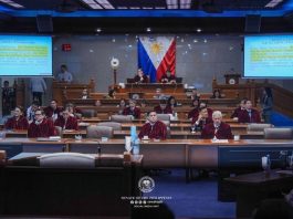 Senate scraps impeachment vote threshold; Sara’s fate now hinges on number of senators legally able to vote Photo courtesy of Joseph Vidal/Senate Social Media Unit
