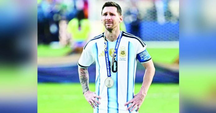 Lionel Messi has ended his two-decade international career with Argentina as the national team’s all-time leading scorer, most-capped player and a FIFA World Cup champion. AP