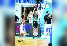 Negros stuns Imus with late comeback in MPBL Flever Dignadice of Negros Hacienderos pulls up for a three-pointer during their 85-84 comeback victory over Imus Yangkee in the SportsPlus MPBL 2026 Season. MPBL