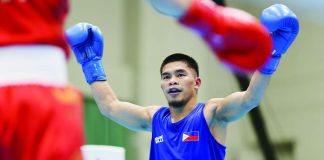 Carlo Paalam is vying for the 2026 Asian Games men's boxing -55 kilogram gold against Japan's Rui Yamaguchi. POC MEDIA POOL