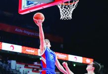 China dethrones Gilas, ends PH Asiad title defense Gilas Pilipinas’ Robert Bolick attacks the basket for a layup during the 2026 Asian Games men’s basketball tournament. SBP