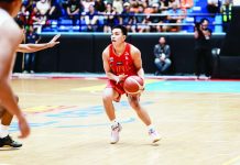 Jamal Diaz delivered back-to-back three-pointers in the closing seconds to propel Mapua University Cardinals to a 55-54 upset of defending champion San Beda University Red Lions. NCAA PHOTO