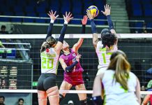 Thailand sweeps Chameleons to rule 2026 PVL Invitational Thailand’s EST Cola’s Papatchaya Phontham attacks against the defense of Nxled Chameleons’ MarJana Phillips during the 2026 PVL Invitational. EST Cola swept Nxled, 25-22, 25-21, 25-19, to capture the championship. PVL
