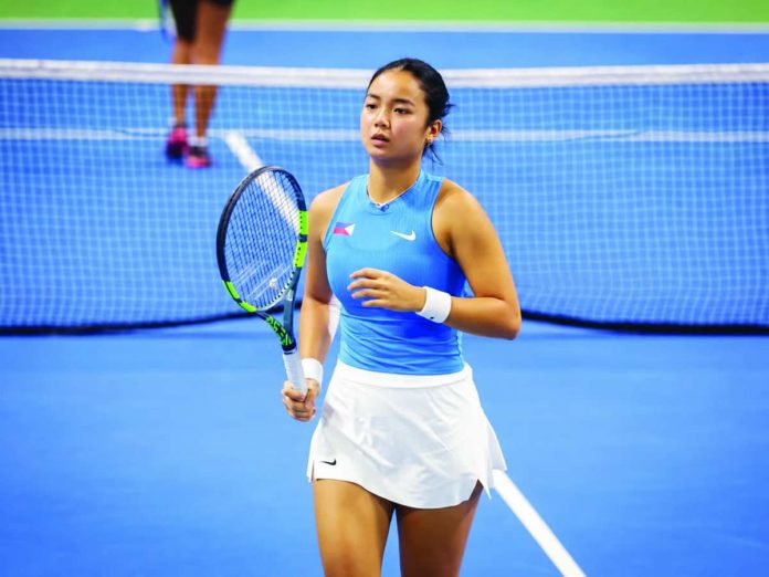 sports_Eala_compressed_resized Alexandra “Alex” Eala cruised into the women’s singles quarterfinals of the 2026 Asian Games after dominating Thailand’s Patcharin Cheapchandej, 6-1, 6-0, in just 55 minutes. PHOTO COURTESY OF PAOLO DEL ROSARIO/CIGNAL