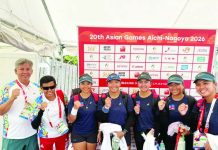 PH soft tennis women deliver 1st Asiaf medal Members of the Philippine women’s soft tennis squad celebrate their historic bronze-medal finish, which delivered the country’s first medal of the 2026 Asian Games in Nagoya, Japan. POC