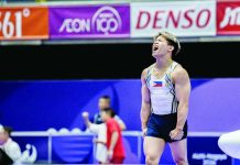 Yulo strikes gold, ends PH wait in Asian Games Carlos Edriel Yulo soars to the Philippines’ first gold medal of the 2026 Asian Games after ruling the men’s floor exercise final in Nagoya, Japan. POC MEDIA POOL