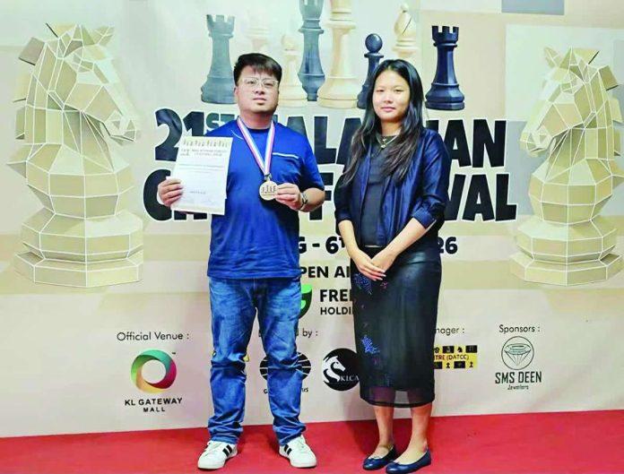 Recarte Tiauson secures third place in the Daniel Yong-Chen I Memorial Merdeka Chess Challenge 2026 Event 6 in Kuala Lumpur, Malaysia. PHOTO COURTESY OF MARLON BERNARDINO