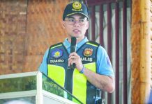 SCHOOL SECURITY OVERHAUL; PRO-6 seeks emergency protocol, clear bags, drills amid campus threats Police Regional Office 6 (PRO-6) director Police Brig. Gen. Randulf Tuaño is calling on schools across Western Visayas to adopt the “get out, lock out, call out” emergency protocol to react quickly to shooting incidents and other threats. He stresses that the protocol should become familiar to everyone in schools rather than remain the responsibility solely of administrators and security personnel. PRO-6 PHOTO