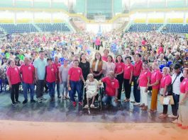 The City Government of Bago, led by Mayora Mayette Javellana, honored 523 senior citizens through the Bagonhon Longevity Award at the city’s coliseum and cultural center on October 14. THE CITYBRIDGE PHOTO