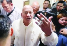 Currently in hiding, Sen. Ronald “Bato” Dela Rosa is the subject of an International Criminal Court warrant over his alleged role in killings during the Duterte administration’s war on drugs. MARIANNE BERMUDEZ