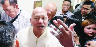 Currently in hiding, Sen. Ronald “Bato” Dela Rosa is the subject of an International Criminal Court warrant over his alleged role in killings during the Duterte administration’s war on drugs. MARIANNE BERMUDEZ