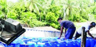 DTI warns vs hoarding, overpricing of bottled water, drums The Department of Trade and Industry will closely monitor the prices of bottled water, plastic drums and other water containers as the government braces for the impact of a super El Niño. PNA FILE PHOTO