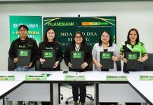 Palawan Group Synergizes with LANDBANK and DSWD for Seamless Financial Aid Distribution From left to right: Karlo Enrico Amurao, Key Accounts Supervisor of Palawan; Missy Baldemor, Head of Palawan for Business; Virginia C. Limbo, Head of the Southwest Luzon Branches Group for LandBank; Rosemarie Atienza, Head of the Southeast Luzon Branches Group for LandBank; Lizza Mae F. Camposano, Head of the Calapan Branch for LandBank