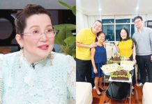 (From left) Kris Aquino, Josh Aquino, Liza Marcos and Bimby Aquino. YOUTUBE/GMA NETWORK;FACEBOOK/LIZA MARCOS PHOTOS