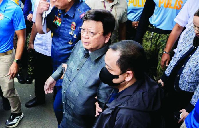 Marcoleta_copy_compressed_resized The Sandiganbayan’s 3rd Division suspended Sen. Rodante Marcoleta on Monday over his plunder case, in which he is accused of accepting a P75-million donation while serving as a party-list representative, which he admitted to in a television interview in November last year. INQUIRER FILE PHOTO / GRIG C. MONTEGRANDE