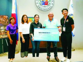 MassKara 80s Party raises P700,000 for cancer patients Bacolod City First Lady Maita Gasataya leads the turnover of the P700,000 donation to Faces Foundation Inc. on October 14, proceeds from the MassKara 80s Party and additional contributions from supporters to help cancer patients and their families in Bacolod City. BCCO-PIO PHOTO