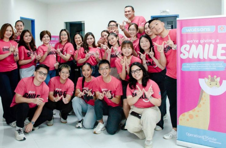 Hand In Hand For Good: Watsons and Operation Smile Philippines Continue Bringing More Smiles to Children in Cebu Watsons employees work hand in hand to support the Operation Smile medical mission at Cebu City Medical Center, helping bring cleft care closer to Filipino children and families.