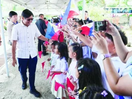 ‘Protecting kids from school violence a shared responsibility’ President Ferdinand R. Marcos Jr. visited Patul Elementary School in Santiago City, Isabela, on October 2, 2026 to inspect the implementation of the Home-Grown School Feeding (HGSF) modality under the School-Based Feeding Program (SBFP) and promote learner well-being. PCO