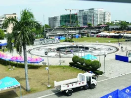 The ongoing redevelopment of the Bacolod City Government Center fountain by the Tourism Infrastructure and Enterprise Zone Authority (TIEZA) is part of the agency’s more than P300-million projects in Bacolod City, which also include the rehabilitation of the Bacolod Public Plaza. The projects have drawn scrutiny from the city government over construction deficiencies, coordination lapses and delays. MAE SINGUAY/PN