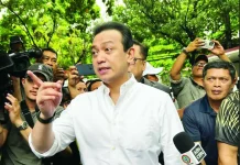Former senator Antonio Trillanes IV claims a banana chips company owned by Vice President Sara Duterte-Carpio’s husband received P319 million from the Chinese government and China-based corporations. “Ito ang paraan ng China na pagsuporta sa mag-asawang Duterte. Dapat kikilabutan po tayo rito, kasi vice president po siya, may national security implications, bawal po ‘yan,” he says. FILE PHOTO BY TETCH TORRES