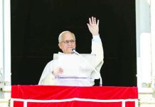 Pope Leo XIV announced the news of his operation during his weekly Sunday prayers in Rome from a windowsill at the Vatican. GETTY IMAGES