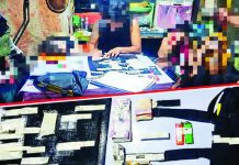 8 nabbed in P3.36-M Estancia drug sting Authorities mark confiscated plastic sachets of suspected shabu and unlicensed .9mm firearm following a joint anti-illegal drug operation in Barangay Botongon, Estancia, Iloilo on September 29, 2026. Eight suspects are now in the custody of the Estancia police station for proper disposition. IPPO PHOTO