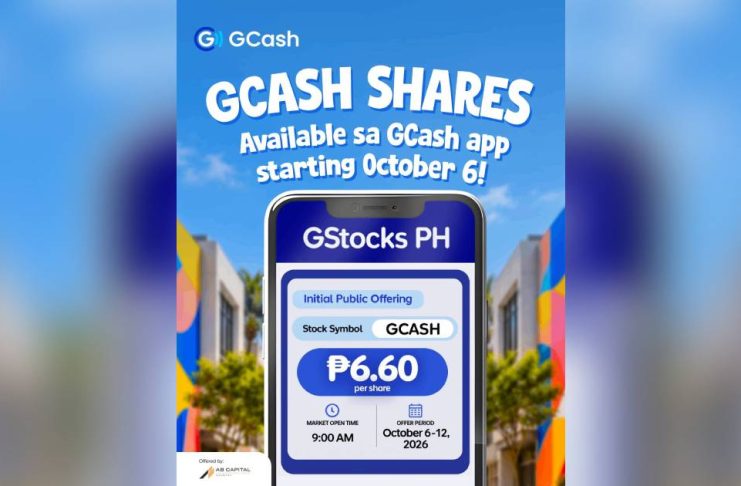 Mynt offers real-time IPO allocation starting at 100 shares for GStocks PH users via GCash