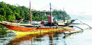 This motorized fishing boat worth P150,000 was intercepted by the Iloilo Provincial Bantay Dagat Task Force during a seaborne patrol in the municipal waters of San Dionisio for engaging in illegal ring net fishing, locally known as sensuro. Also seized were fishing gear and catch with a combined estimated value of P222,500. PHOTO FROM PROVINCIAL ADMINISTRATOR RAUL BANIAS