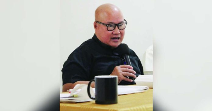neljoy BSKE delay_compressed_superimposed Monsignor Meliton Oso, director of the Jaro Archdiocesan Social Action Center, says repeated barangay election postponements deprive citizens of their right to choose their grassroots leaders. ALLEN ANIMAS/PN