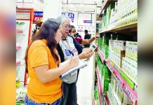 Inspectors from the Department of Trade and Industry – Region 6 check the prices of goods in various retail outlets. There’s a high level of compliance to the suggested retail prices among establishments. DTI-WESTERN VISAYAS