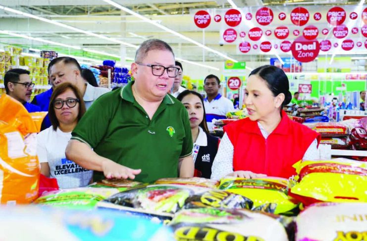 DTI: No price hikes for basic goods ahead of ‘Undas’ Agriculture Secretary Francisco P. Tiu Laurel Jr. and Trade Secretary Ma. Cristina A. Roque lead the Special Joint Market Monitoring at a supermarket in Cubao, Quezon City. The Department of Trade and Industry says there are no requests for price hikes yet from manufacturers and no indication of price increases due to El Niño. DEPARTMENT OF AGRICULTURE PHOTO